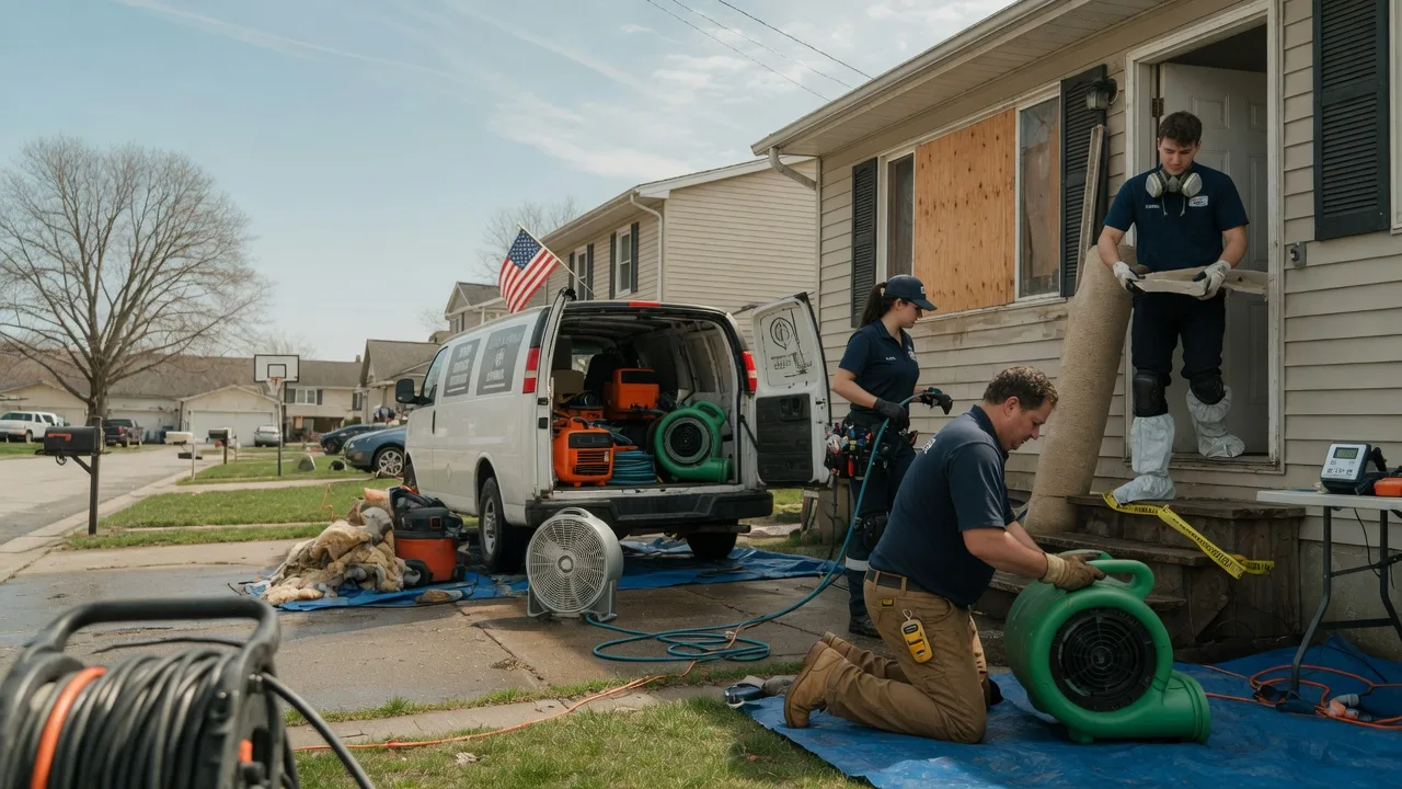 Water Damage Restoration in Freetown, IN near me